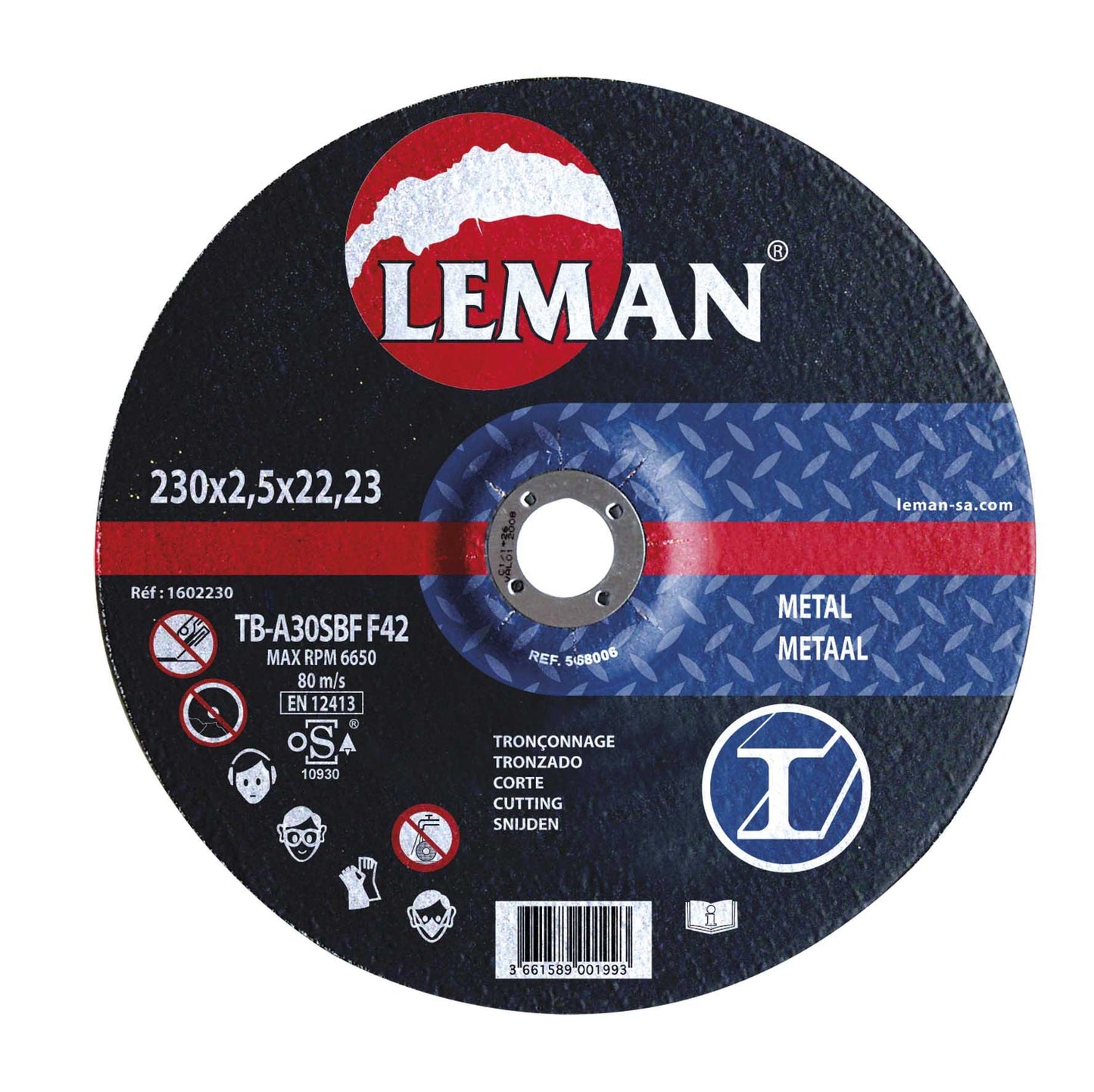 Leman metal cutting disc