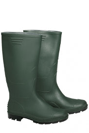 Grüner PVC-Arbeitsstiefel