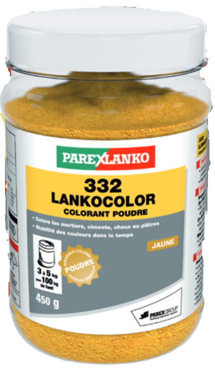 Lankocolor gelbe Pulverfarbe