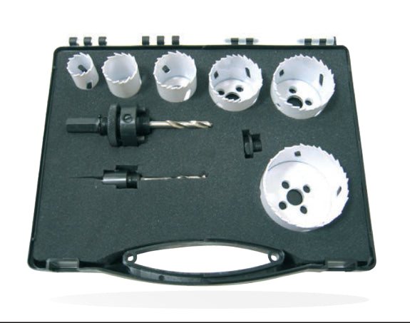 Bimetall-HSS-Bohrerkasten „Elektriker“ von Leman