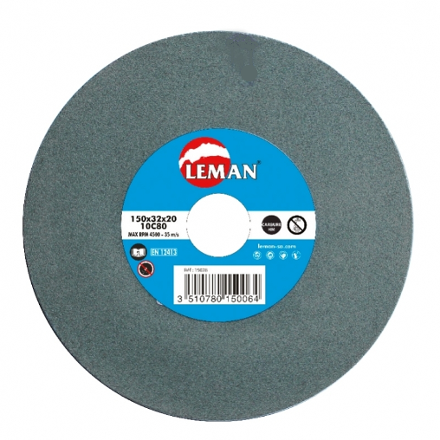 Meule touret vitrifiée VERTE 150 mm Leman