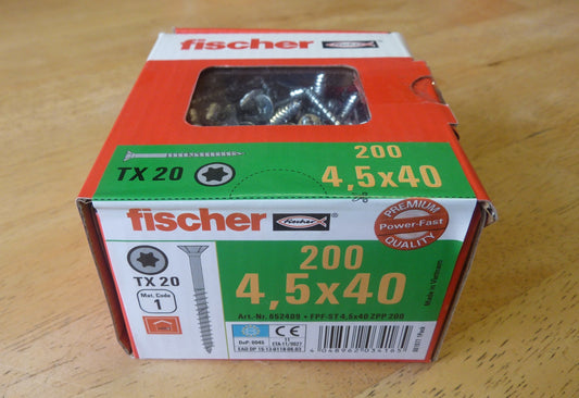 Fischer POWER-FAST screw 4.5 x 40