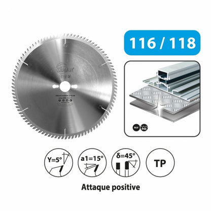 Leman circular saw blade for non-ferrous metals