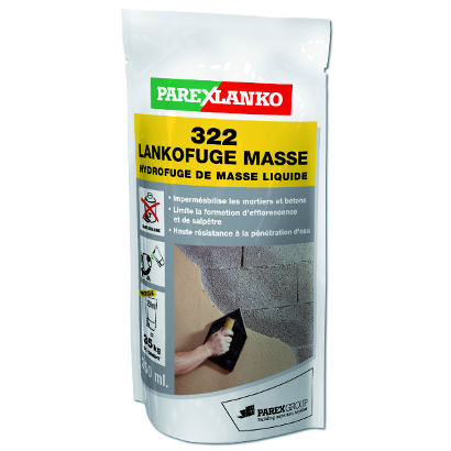 Imperméabilisant mortier béton LANKOFUGE MASSE