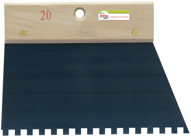 Peigne à colle avec denture carrée de 10 mm