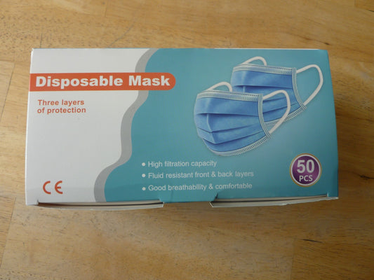 Box of 50 respiratory masks