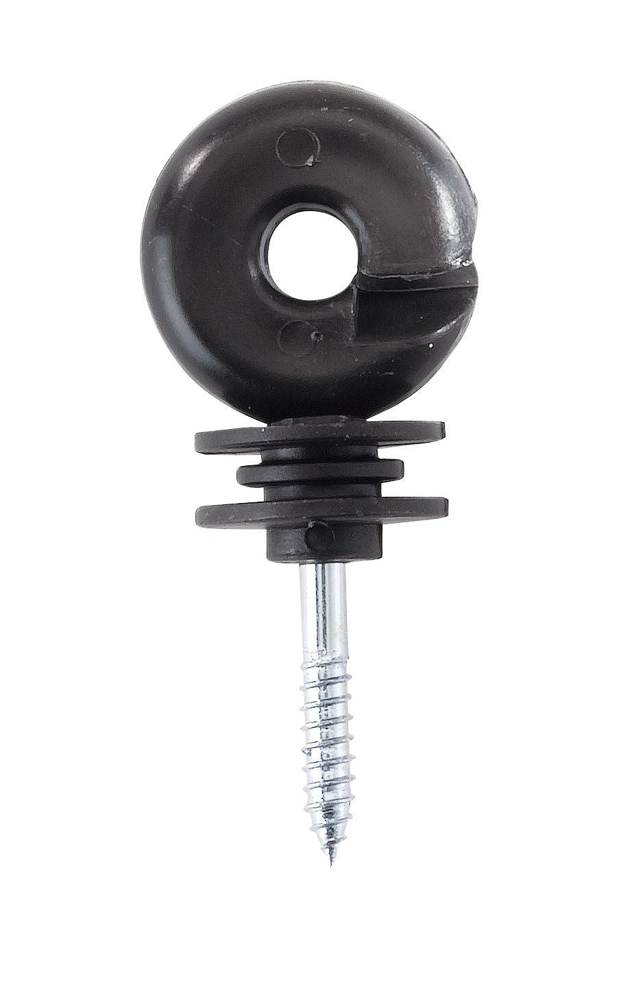 Black ring insulator for fence