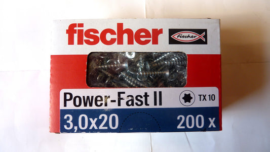 Fischer POWER-FAST Schraube 3x20