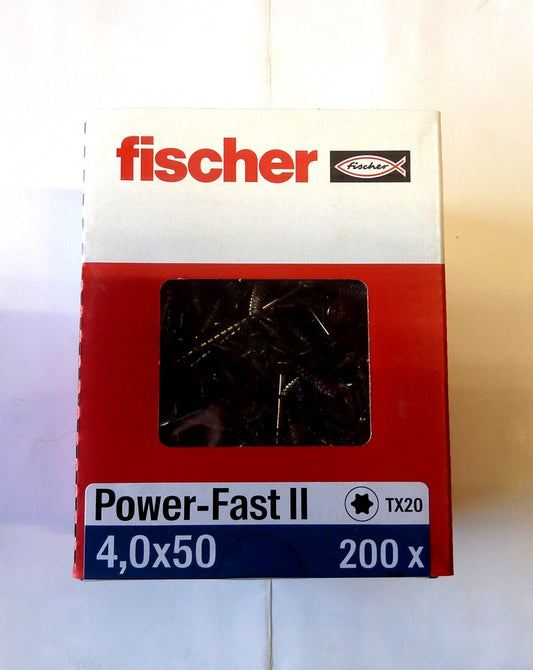 Fischer POWER-FAST 4 x 50 screws