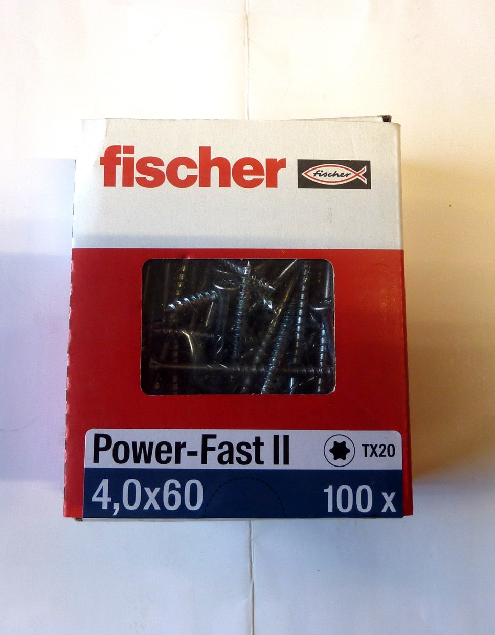 Fischer POWER-FAST Schraube 4 x 60