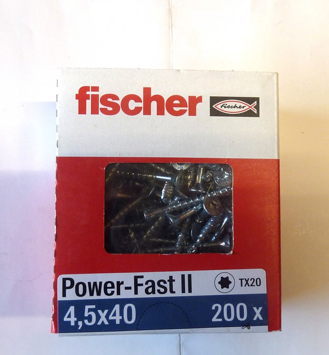 Fischer POWER-FAST Schraube 4,5 x 40