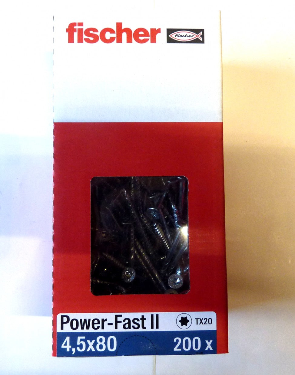 Fischer POWER-FAST Schraube 4,5 x 80