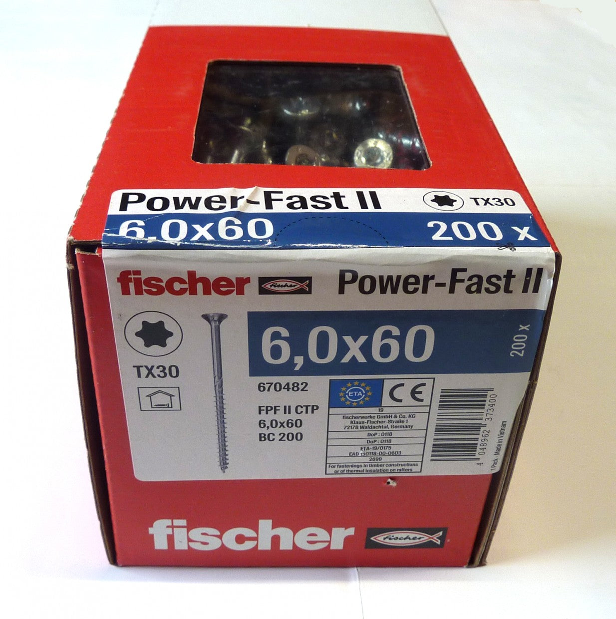 Vis Fischer POWER-FAST  6 x 60