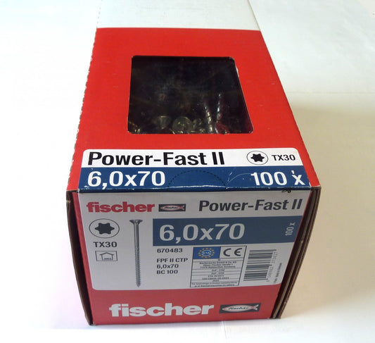 Fischer POWER-FAST Schraube 6 x 70