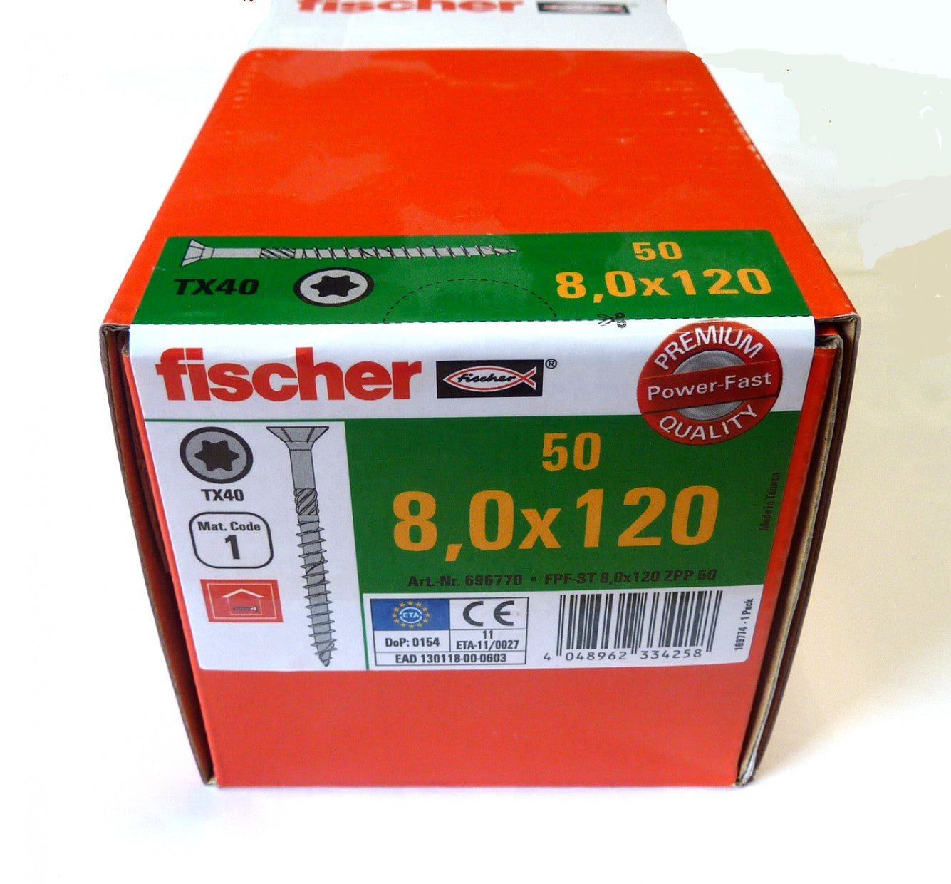 Fischer POWER-FAST screw 8 x 120