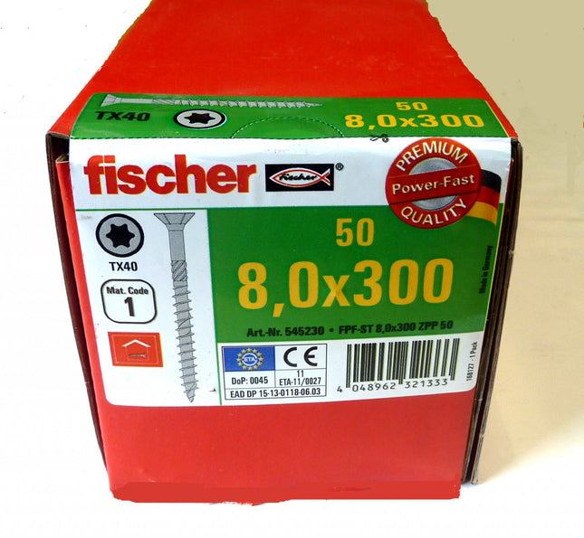 Vis charpente Fischer 8 x 300
