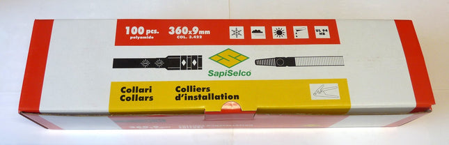 Boite de 100 colliers polyamide