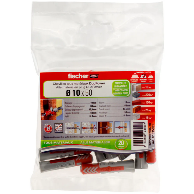 Cheville DUOPOWER Fischer