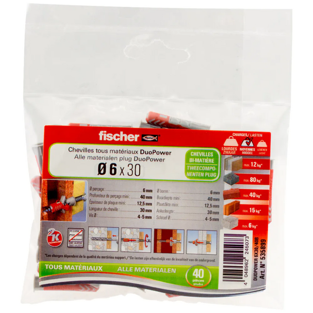 Cheville DUOPOWER Fischer