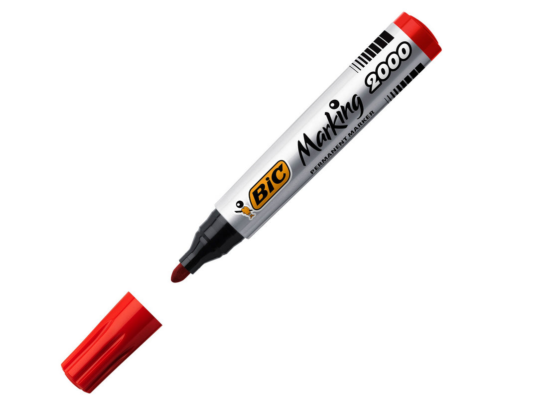 Roter Permanentmarker BIC von Wilmart