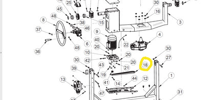 IMER S350R electric concrete mixer belt 2017