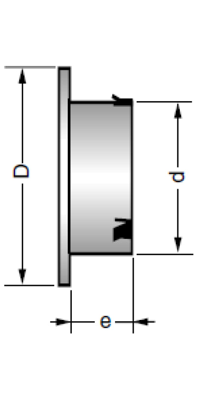 Nicoll Lüftungsgitter 125 mm