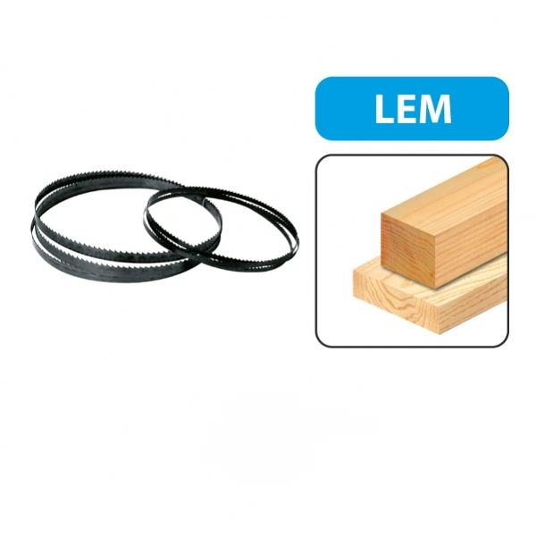 Leman Bandsägeblatt 4600 mm Holz