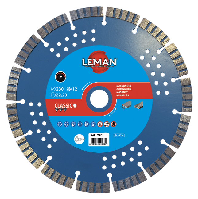 Disque diamant maçonnerie Leman