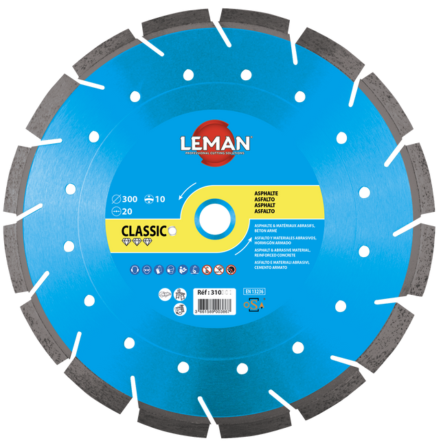 Disque béton armé et asphalte Leman