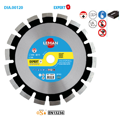 Leman asphalt diamond disc, fresh concrete