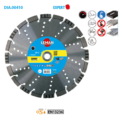 Disque diamant multi-matériaux Leman