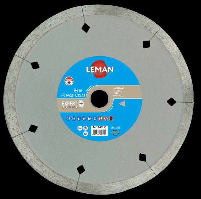 Disque diamant à jante continue lisse carrelage Leman