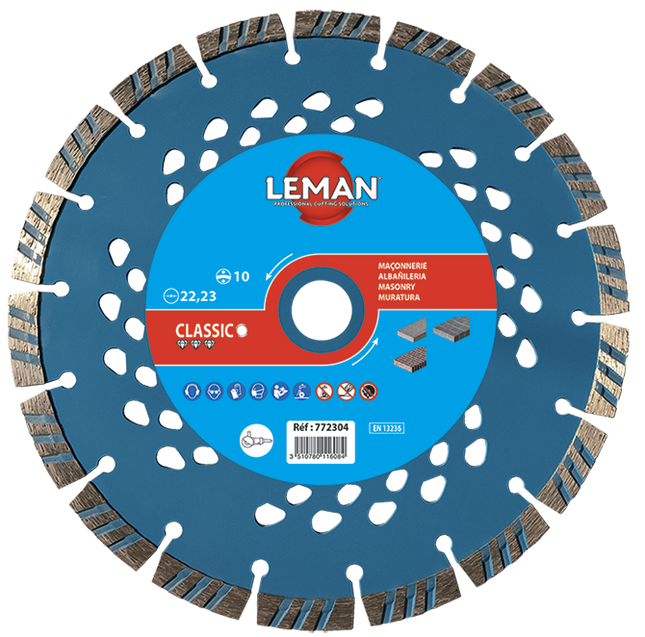 Disque diamant Leman 230 mm