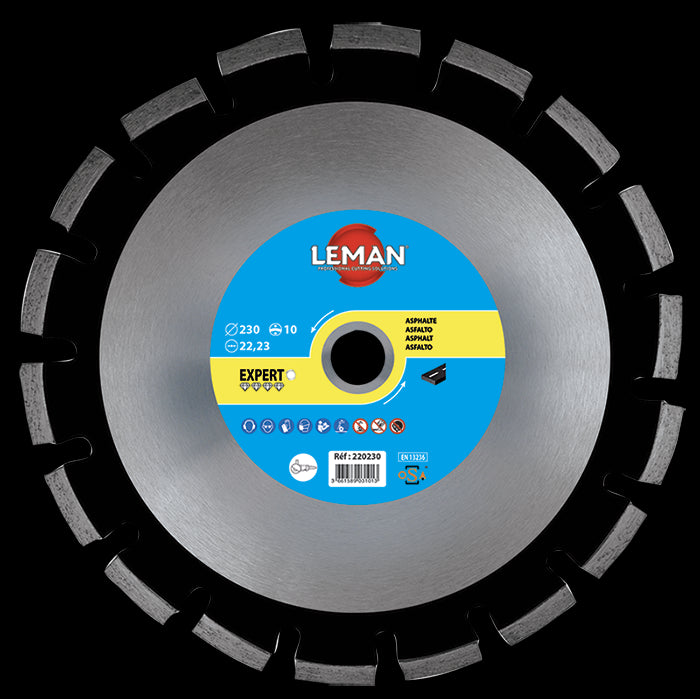 Leman asphalt diamond disc, fresh concrete