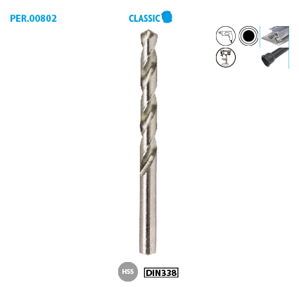 Leman HSS ground metal drill bit