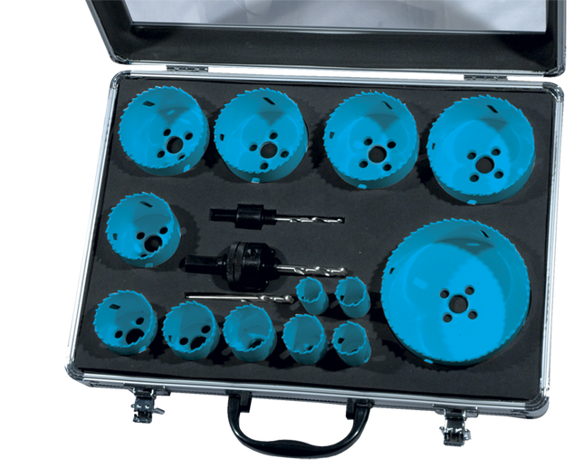 Coffret Leman trépans bi-métal hss "industrie"