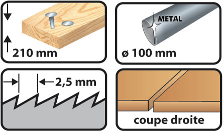 5 blades for Leman sabre saw