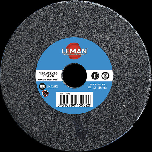 Leman 150 mm grey vitrified grinding wheel