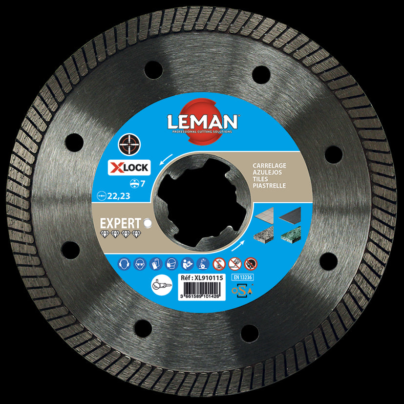 XLOCK Leman tile diamond blade