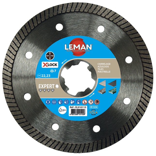 Disque diamant carrelage XLOCK Leman
