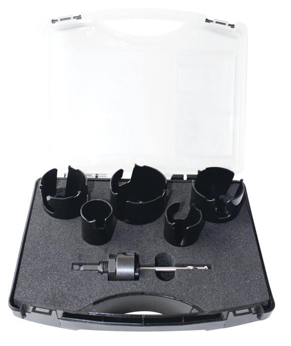 Coffret trépans carbure multi-matériaux Leman