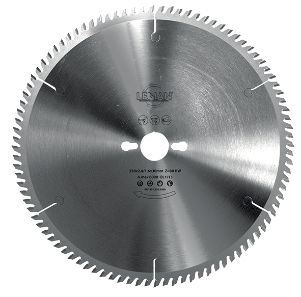 Kreissägeblatt für Kunststoff Leman