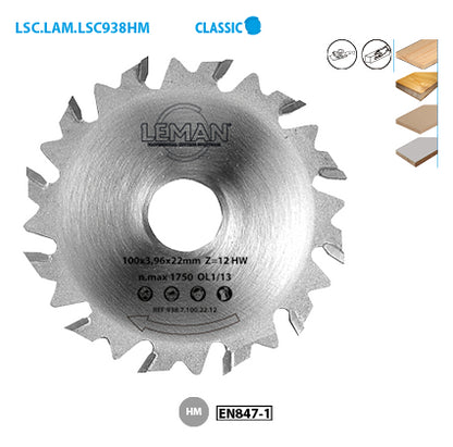 LEMAN grooving blade for Lamello, Elu, Bosch assembly