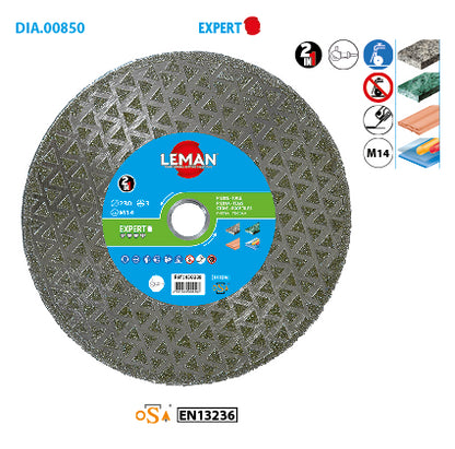 Disque diamant multi-matériaux Leman