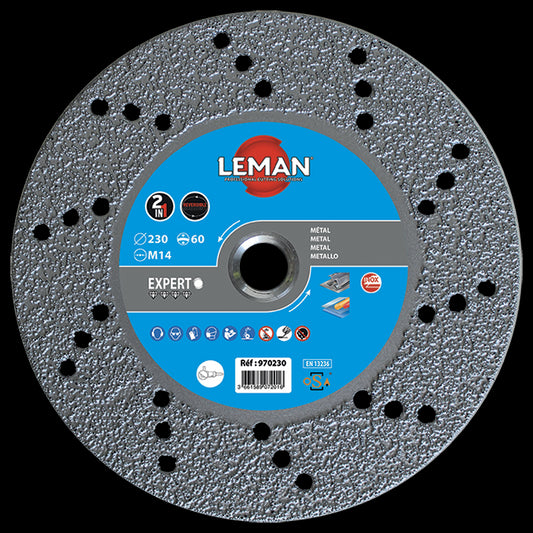 PRO diamond disc steel, iron, cast iron, stainless steel Leman