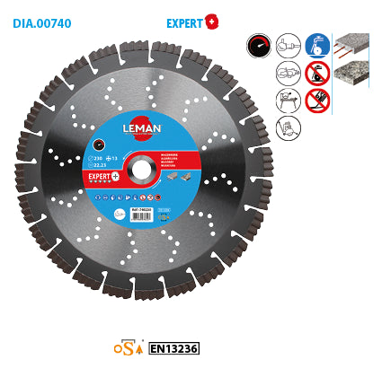 Leman Pro-Diamanttrennscheibe für Stahlbeton