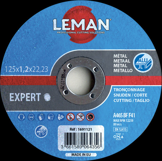 Leman 125 mm aluminium cutting disc