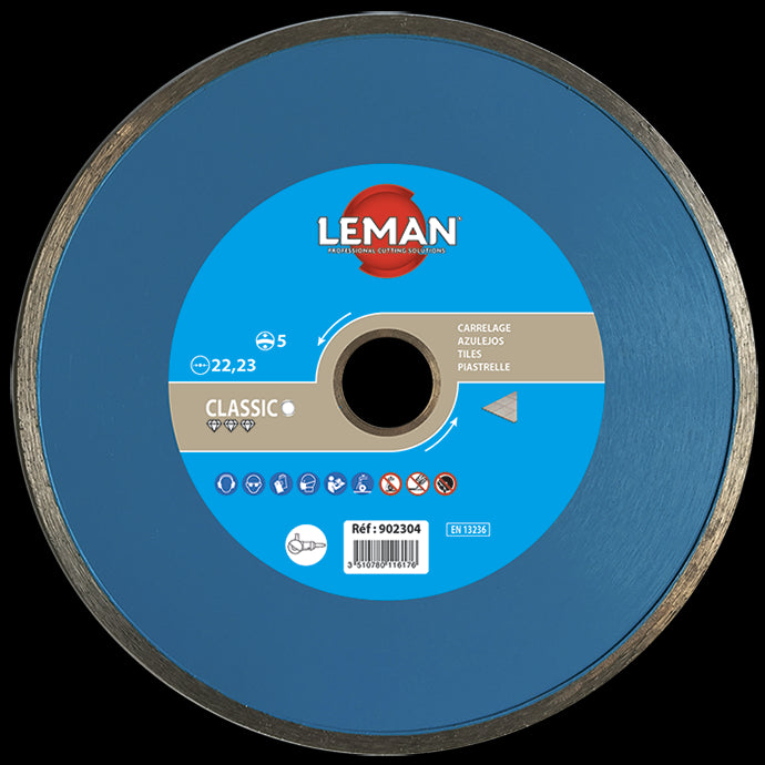 Leman smooth continuous rim diamond disc for tiles