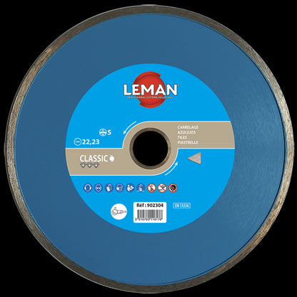 Disque diamant à jante continue lisse carrelage Leman