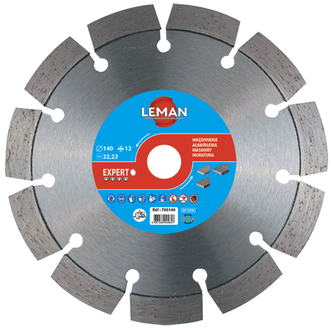 Disque diamant Leman gamme expert pour rainureuse